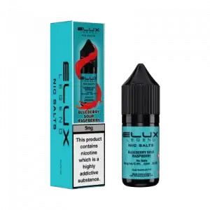 Blueberry Sour Raspberry Nic Salt E-Liquid by Elux Legend 10ml - 5mg